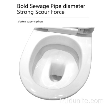 Céramique Sanitary Ware SIPHONIC CLUSHING Toilette One-Pi morce